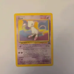 2000 Pokemon Promo Black Star #8 Mew Pokemon League LP - Image 1