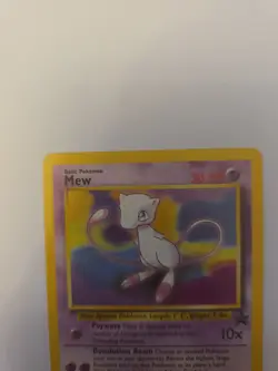 2000 Pokemon Promo Black Star #8 Mew Pokemon League LP - Image 3
