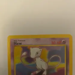 2000 Pokemon Promo Black Star #8 Mew Pokemon League - Image 2