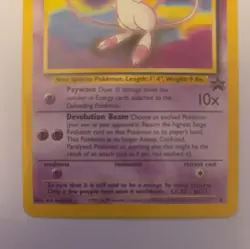2000 Pokemon Promo Black Star #8 Mew Pokemon League - Image 3
