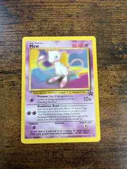 Mew 8 WOTC Black Star Promo Pokemon Card - Image 1