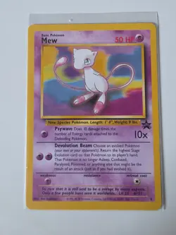 Mew Promo #8 Black Star Promo WOTC 1999-- 2000 Vintage Pokemon Card - Image 1