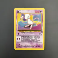 Mew WB Movie Black Star Promo #8 2000 Vintage Pokemon Card - Image 4