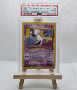 Wizards of the Coast 2000 Pokemon Black Star Promo Mew #8 PSA 9 - Image 1