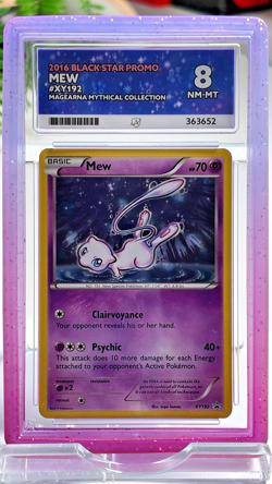 Ace 8 Pokemon TCG 2016 Black Star Promo Mythical Collection Mew #XY192 - Image 1