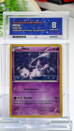 Ace 8 Pokemon TCG 2016 Black Star Promo Mythical Collection Mew #XY192 - Image 4