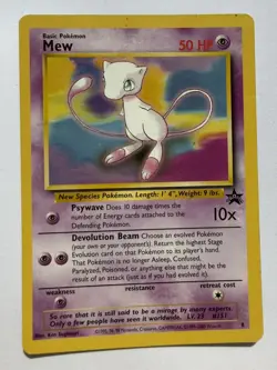 Pokemon TCG Mew 8 Black Star Promo WOTC - NM - Image 1