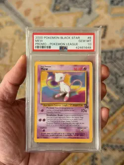 Pokemon League Vintage Mew 8 - WOTC Black Star Promo - LOW POP PSA 10 🔥 - Image 1