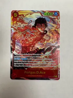 One Piece TCG Portgas.D.Ace SEC Alt Art OP16-118 The Time of Battle ENGLISH NM - Image 1