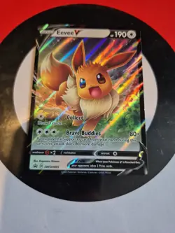 Eevee V - SWSH065 - SWSH: Sword & Shield Promo Cards (SWSD) - Image 1