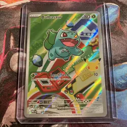 Pokemon TCG Pokemon Bulbasaur Bulbasaur Holo NM 037 PROMO - Image 1