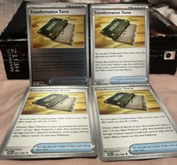 Transformation Tome 83/086 Chaos Rising x4 English Pokemon TCG Trainer Playset - Image 1
