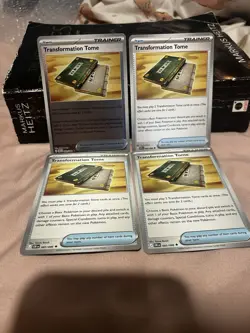 Transformation Tome 83/086 Chaos Rising x4 English Pokemon TCG Trainer Playset - Image 2