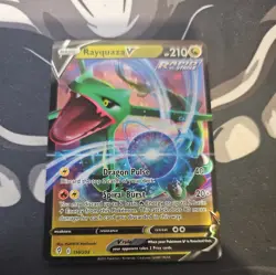 Pokemon TCG Rayquaza v Evolving Skies 110/203 Holo Ultra Rare - Image 1