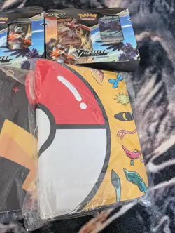 2 Pokemon Vbattle Deck Sets 3 Folders Brand New along With 75+ Cards - Image 2
