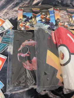 2 Pokemon Vbattle Deck Sets 3 Folders Brand New along With 75+ Cards - Image 3