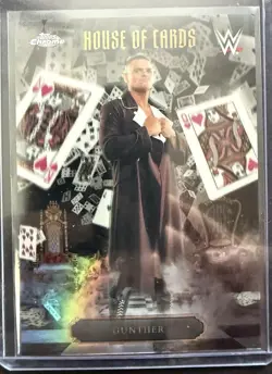 2026 Topps Chrome House of Cards Gunther Sp HOC-8_ The Ring General - Image 1