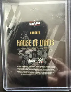 2026 Topps Chrome House of Cards Gunther Sp HOC-8_ The Ring General - Image 2