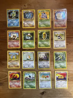 Pokemon Card WOTC Bundle Base Set, Jungle - 16 Cards Inc 5 Holo - Image 1