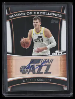 Walker Kessler 2025-26 Topps #ME-WK Marks of Excellence - Image 1