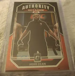 2023 Donruss Optic UFC Herb Dean Authority of the Octagon #'d 3/39 - Image 3