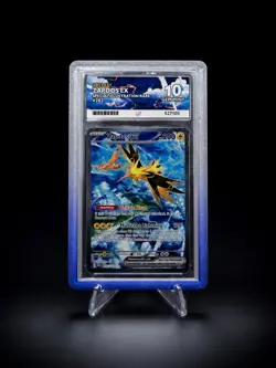 Pokemon TCG Zapdos EX Scarlet & Violet 151 Card 202/165 Gem Mint Ace 10 English - Image 1
