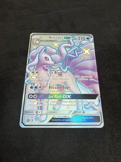 Pokemon TCG Alolan Ninetales GX Hidden Fates SV53/SV94 NM/Mint - Image 2