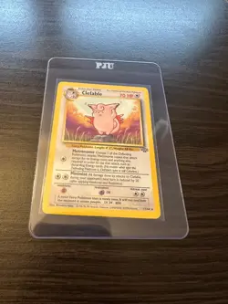 Clefable Jungle 17/64 Rare Vintage Pokemon TCG Card - Image 3