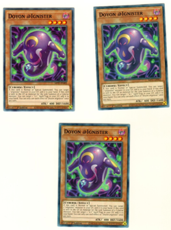 Set Of 3 Doyon @Ignister Tin Of Ancient Battles 2021 1st Edition Yugioh Card - Image 1