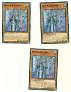 Set Of 3 Deep Sea Sentry Tin Of Ancient Battles 2021 1st Edition Yugioh Card - Image 1