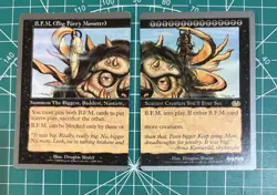MTG B.F.M. (BIG FURRY MONSTER) 15 Swamps BFM Pair Near Mint Both Cards - Image 1