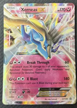 Pokemon TCG Xerneas EX XY149 XY Promo Holo Rare Card 2016 - Image 1