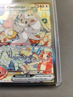 Cinccino ex Chaos Rising 119/086 Special Illustration Rare Pokemon TCG Card - Image 4