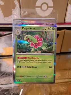 Mega Evolution Sealed Staff Prerelease Promo Pokemon 4 Cards NM - Image 1