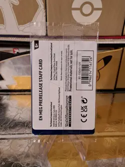 Mega Evolution Sealed Staff Prerelease Promo Pokemon 4 Cards NM - Image 3