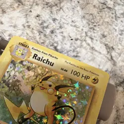 Pokemon Raichu 36/108 Evolutions Holo Rare Card TCG Stage 1 100 HP English - Image 3
