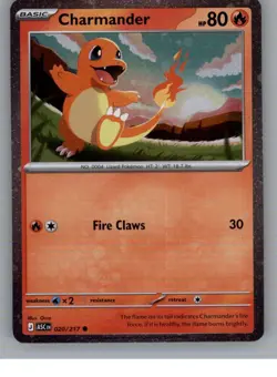 Charmander (Cosmos Holo) 020/217 Holo Miscellaneous Cards & Products Pokemon NM - Image 1