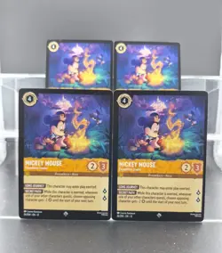 Disney Lorcana Mickey Mouse - Expedition Leader 19/204 Wilds Unknown Rare 4 Card - Image 1