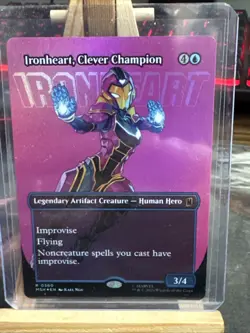 Ironheart, Clever Champion (Borderless) Marvel Super Heroes Foil - Image 1