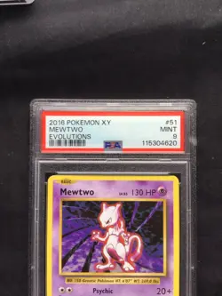 Pokemon Cards: Evolutions Rare: Mewtwo 51/108 PSA 9 - Image 3