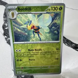 Beedrill Reverse Holo NM 015/165 Scarlet & Violet 151 Pokemon Card - Image 1
