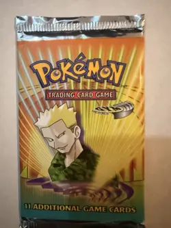Wizards of the Coast Pokemon TCG Gym Heroes Booster Pack 11 Cards - Image 1