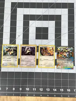 Pokemon- Kangaskhan Card Lot (4). Lightly Played - Image 1