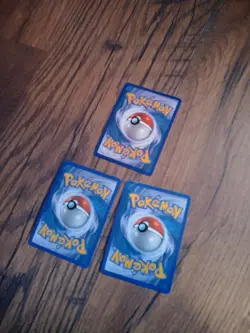 pokemon 3 card lot "Heavily Played/ Damaged" - Image 2