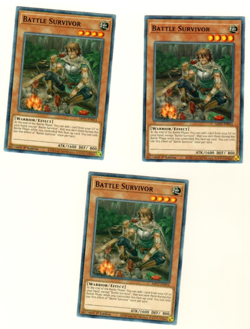 Set Of 3 Battle Survivor Tin Of Ancient Battles 2021 1st Edition Yugioh Card - Image 1