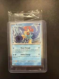 Keldeo Chaos Rising Stamped And Sealed Promo Card Pokemon 019/086 - Image 1