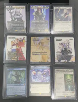 Magic The Gathering: Final Fantasy 9 Card Lot. 2 Foil 7 Non Foil Rare Cards - Image 1