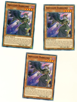 Set Of 3 Indulged Darklord Tin Of Ancient Battles 2021 1st Edition Yugioh Card - Image 1