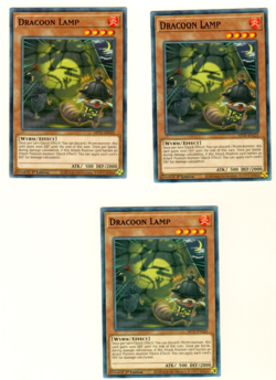 Set Of 3 Dracoon Lamp Tin Of Ancient Battles 2021 1st Edition Yugioh Card - Image 3