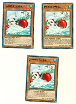 Set Of 3 Jabbing Panda Tin Of Ancient Battles 2021 1st Edition Yugioh Card - Image 1